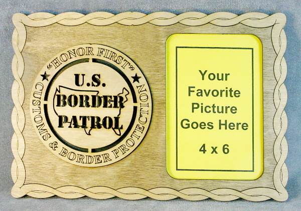 Border Patrol Picture Frame